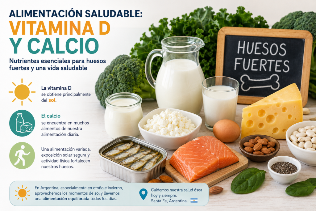 La importancia de la vitamina D y el calcio para cuidar los huesos y la salud integral 1