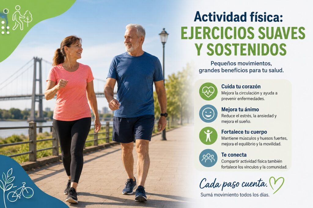 Ejercicios suaves y sostenidos, una inversión para la salud 1